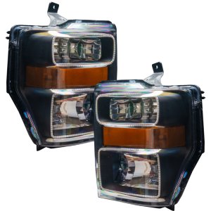 Ford F350 Headlight Assembly - ORACLE Lighting - SMD Pre-Assembled - Black, White - `08-`10 Ford F350 Headlight Assembly - ORACLE Lighting - SMD Pre-Assembled - Black, White - `08-`10